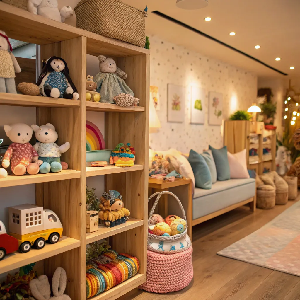 Cozy handmade toy store