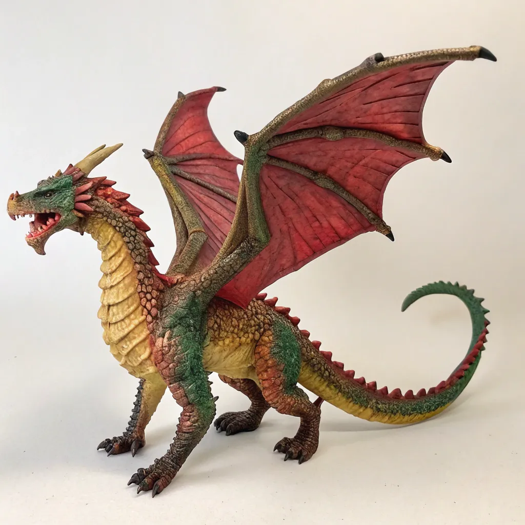 Handmade dragon toy