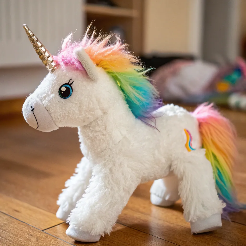 Handmade unicorn toy